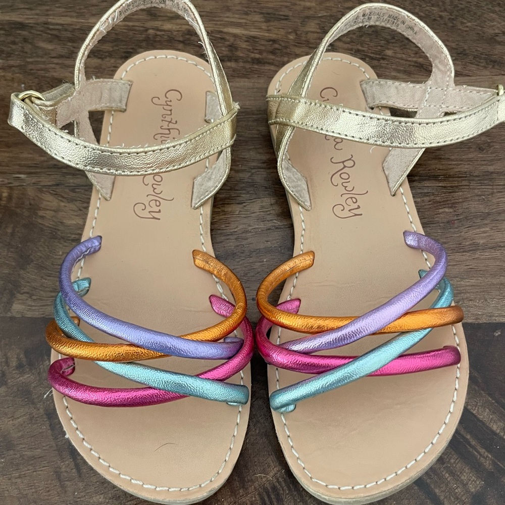 Cynthia Rowley Colorful Strappy Sandals